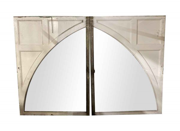 Reclaimed Windows - Pair of 1910 Huge 8 ft Gothic Arched Windows