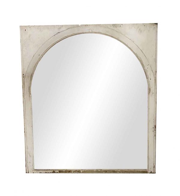 Reclaimed Windows - Turn of the Century Arched Glass Sash Window 63 x 56.5