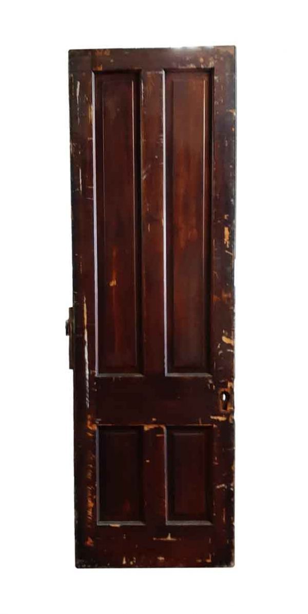 Standard Doors - Antique 4 Pane Pine Passage Door 83.5 x 30.25