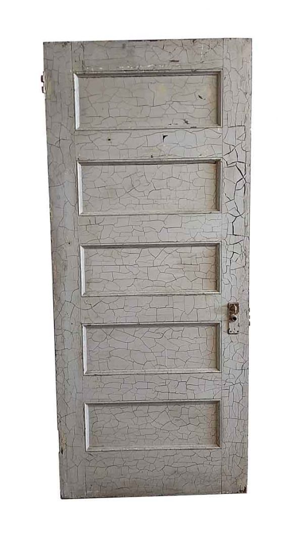 Standard Doors - Antique 5 Pane Wood Passage Door 83.5 x 36