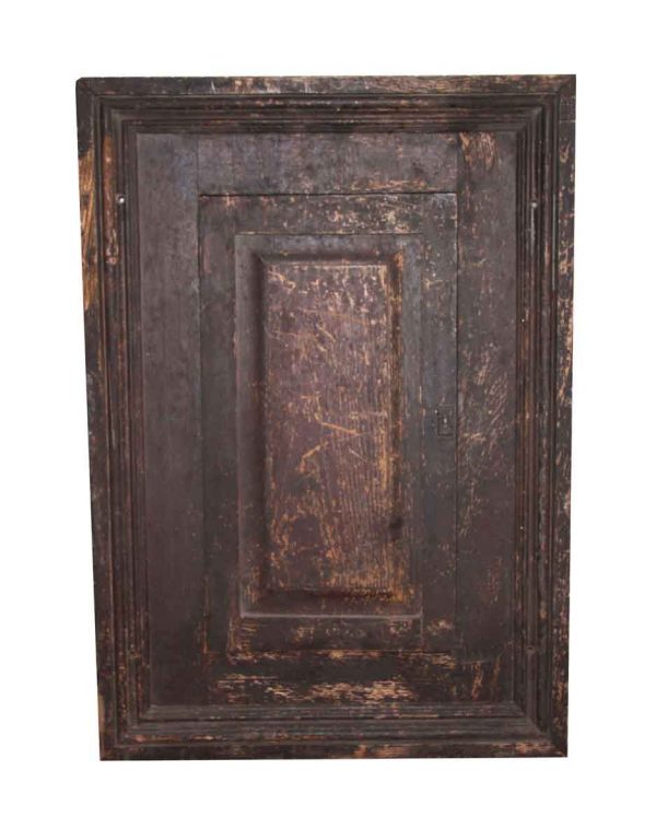 Cabinet Doors - Antique Wood Framed Cabinet Door 33.75 x 24