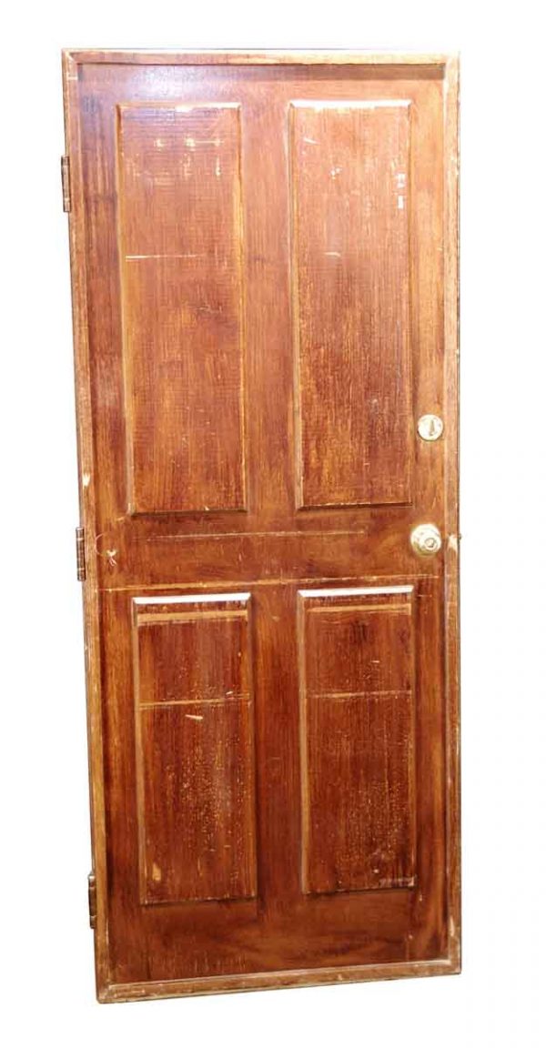 Commercial Doors - Vintage 4 Pane Wood Apartment Door 79 x 31.625