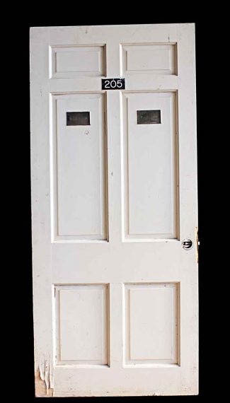 Vintage Pane White Wood Apartment Door X Olde Good Things