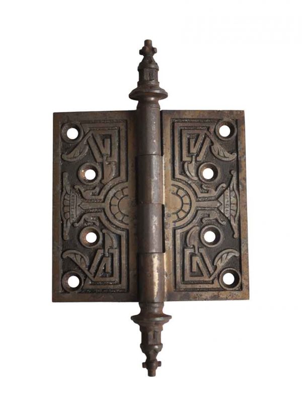 Door Hinges - Antique Aesthetic 4 x 4 Cast Iron Butt Door Hinge