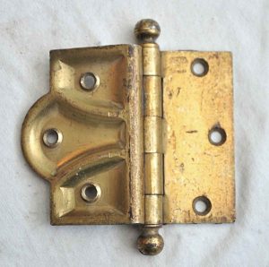 Stanley 4.5 x 3.5 Brass Plated Steel Half Mortise Door Hinge | Olde ...