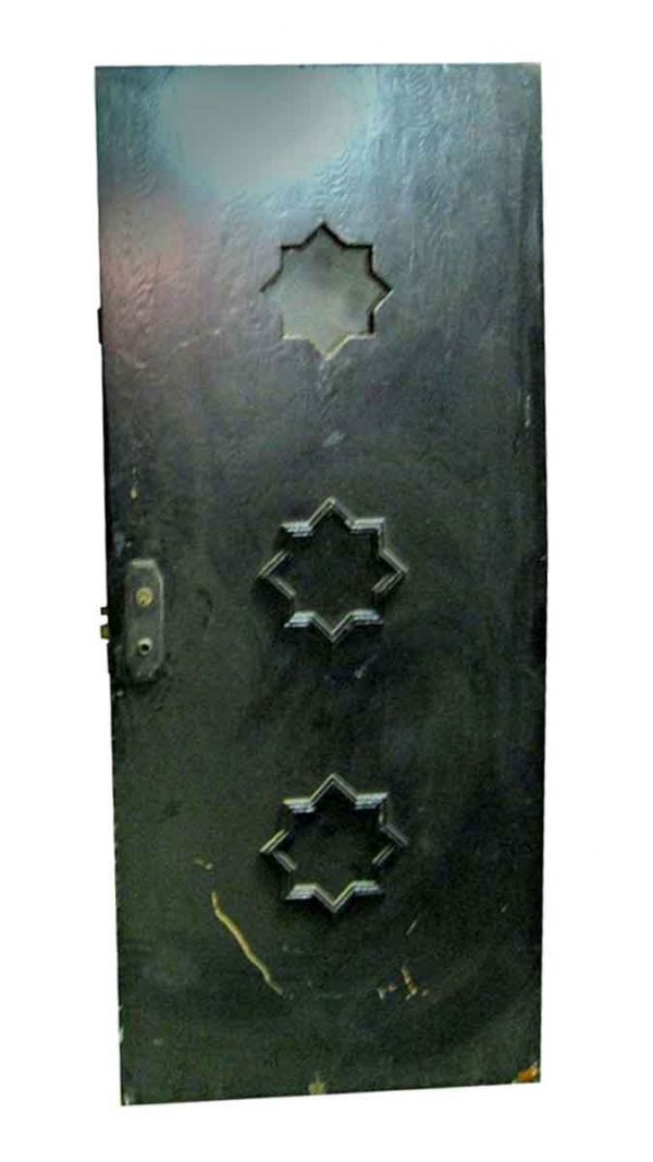 Entry Doors - Antique 3 Star Lite Black Oak Entry Door 83.25 x 35.375
