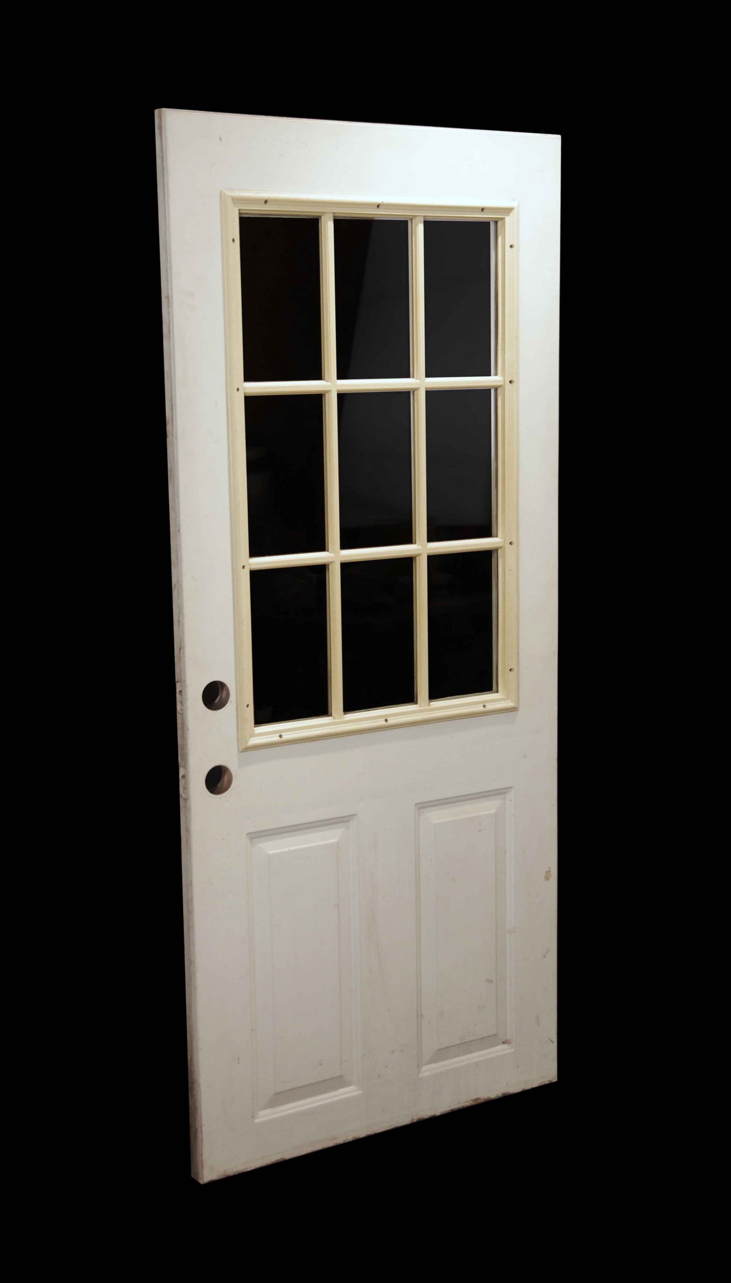 Vintage 9 Lite Wood Entry Door 73.5 x 31.625 | Olde Good Things
