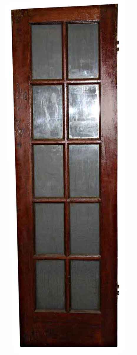 French Doors - Vintage 10 Lite Wood French Door 79 x 23.5
