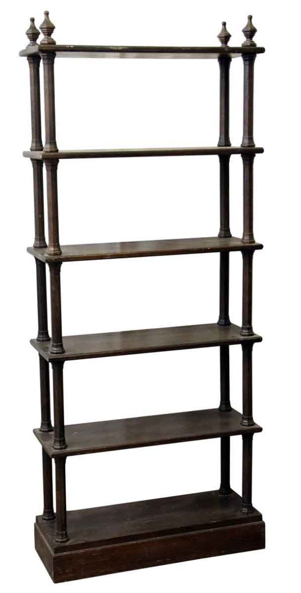 Shelves & Racks - Gothic Solid Oak Six Tier Bookcase Shelf
