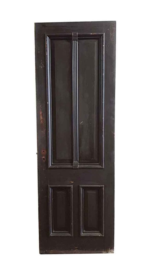 Standard Doors - Antique 4 Pane Wood Passage Door 88.5 x 29.75