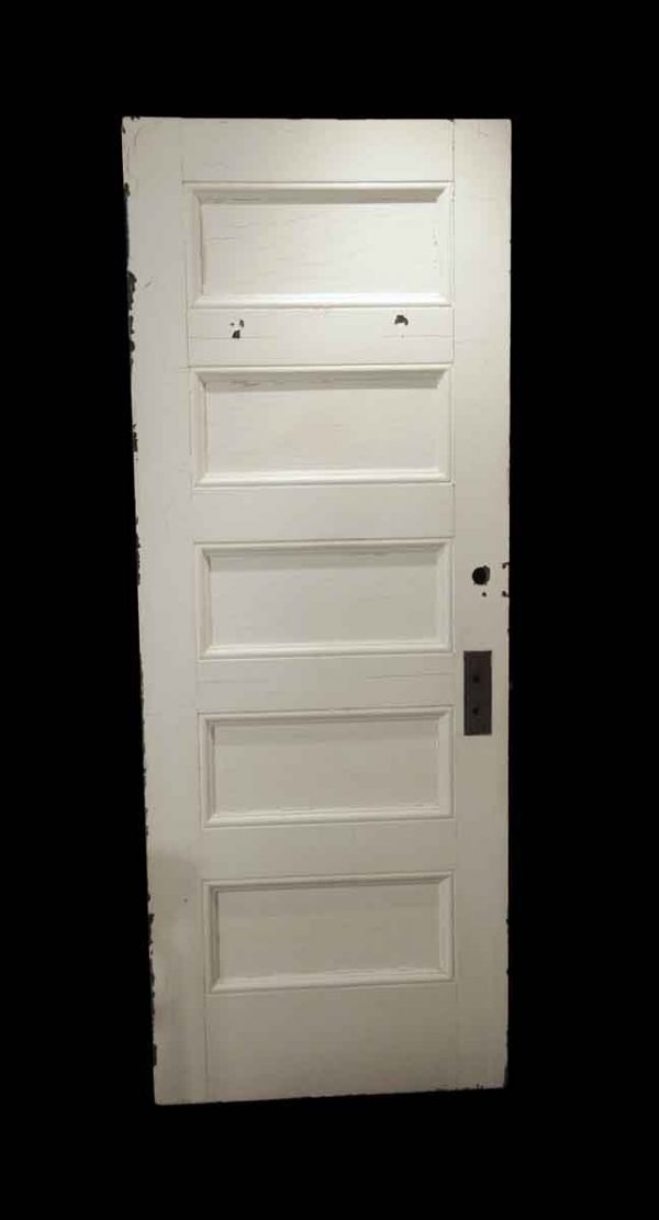 Standard Doors - Antique 5 Pane Oak Privacy Door 83.75 x 31.75