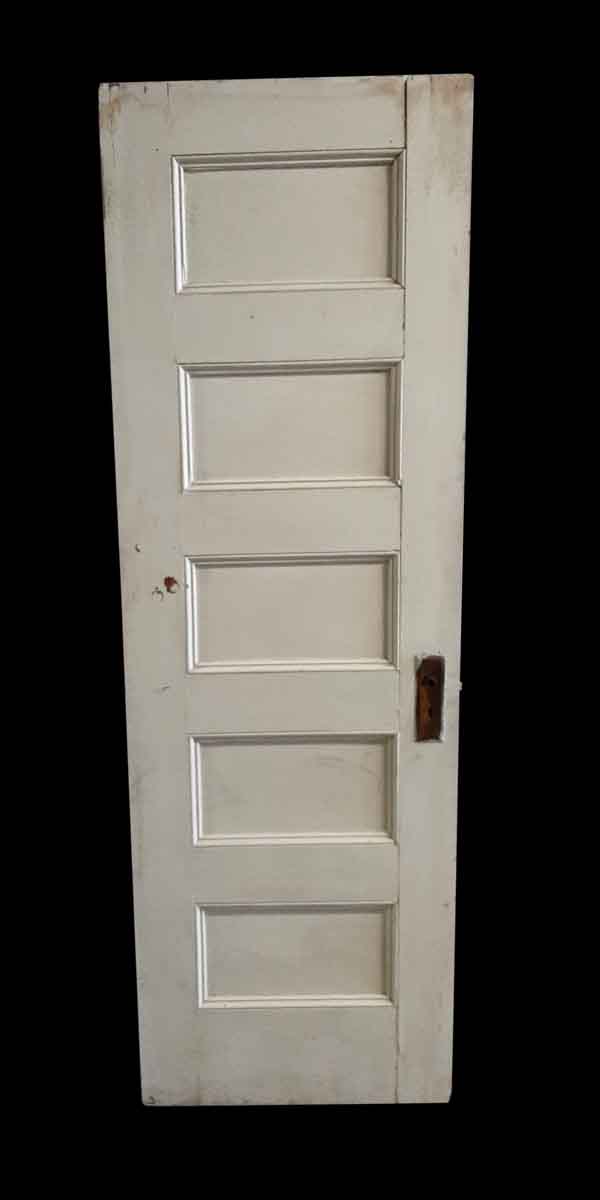Standard Doors - Antique 5 Pane White Wood Door 80 x 26