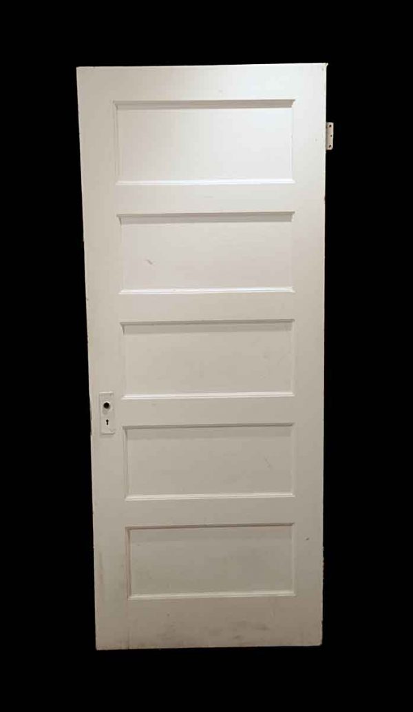 Standard Doors - Antique 5 Pane White Wood Passage Door 79 x 32