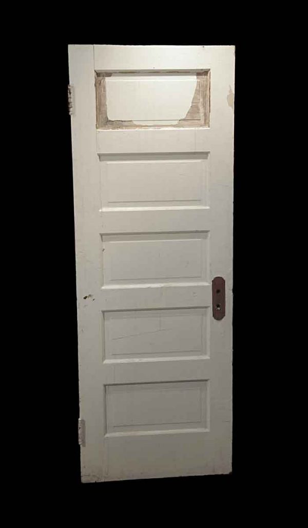 Standard Doors - Antique 5 Pane Wood Passage Door 76.25 x 27.875