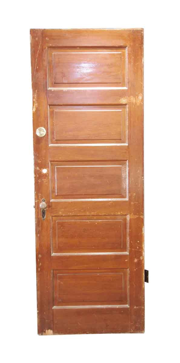 Standard Doors - Antique 5 Pane Wood Privacy Door 83 x 29.75