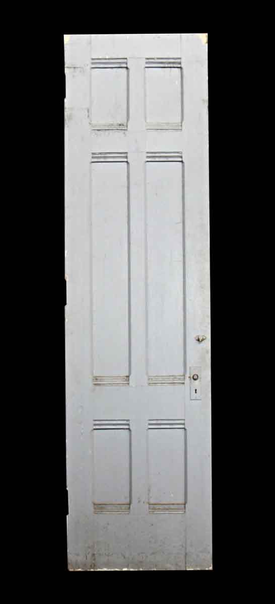 Standard Doors - Antique 6 Pane White Wood Passage Door 89.5 x 24