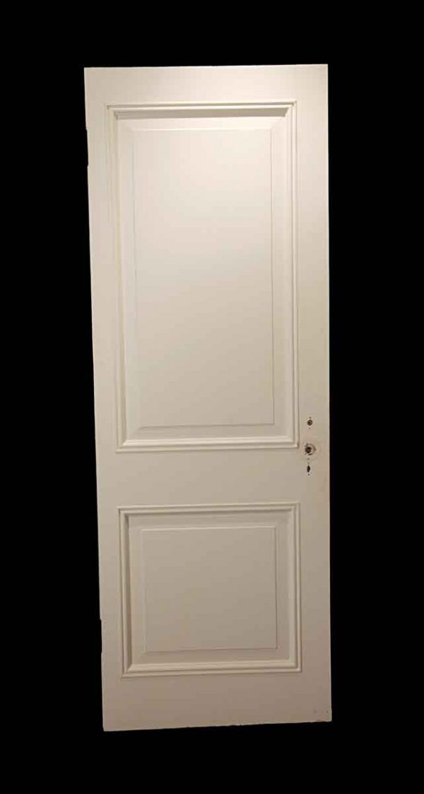 Standard Doors - Vintage 2 Pane White Wood Passage Door 79 x 28.25