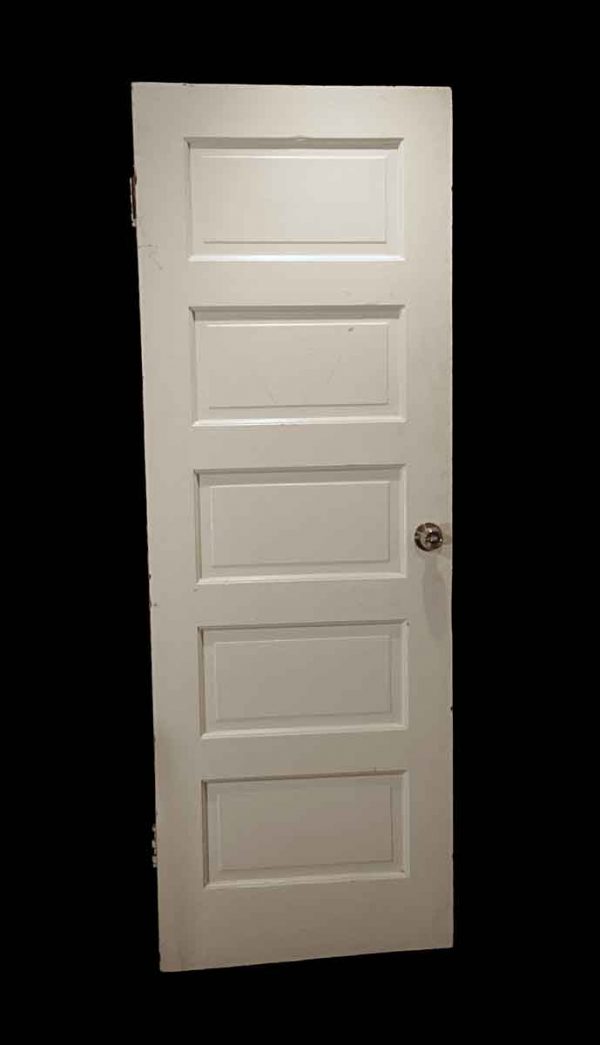 Standard Doors - Vintage 5 Pane White Wood Passage Door 79.5 x 28