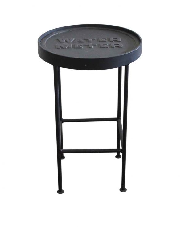 Altered Antiques - Water Meter Black Cast Iron Side Table