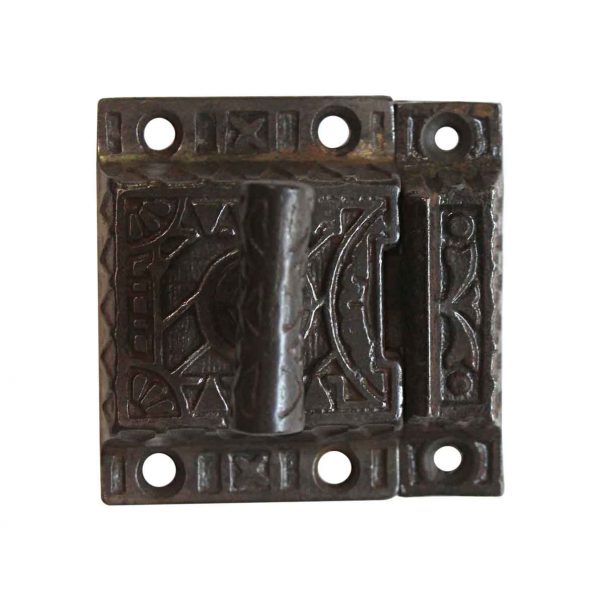 Cabinet & Furniture Latches - Antique Aesthetic 2.25 in. Cast Iron Cabinet Latch