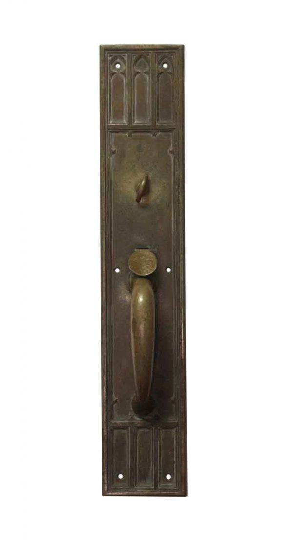 Door Pulls - Antique Bronze 20 in. Gothic Door Pull