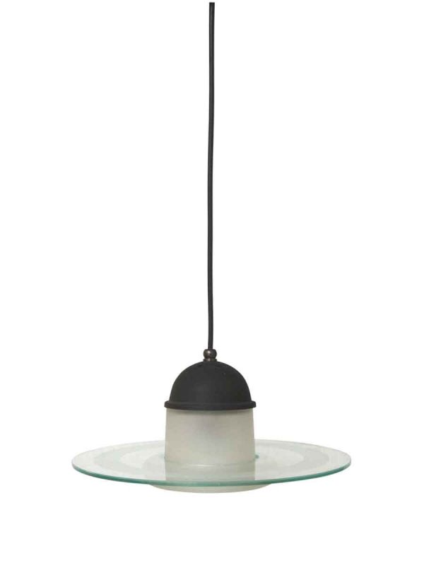Down Lights - Modern Frosted Glass 12 in. Pendant Light