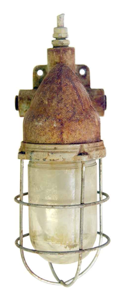 Nautical Lighting - Old Rusted Nautical Sconce