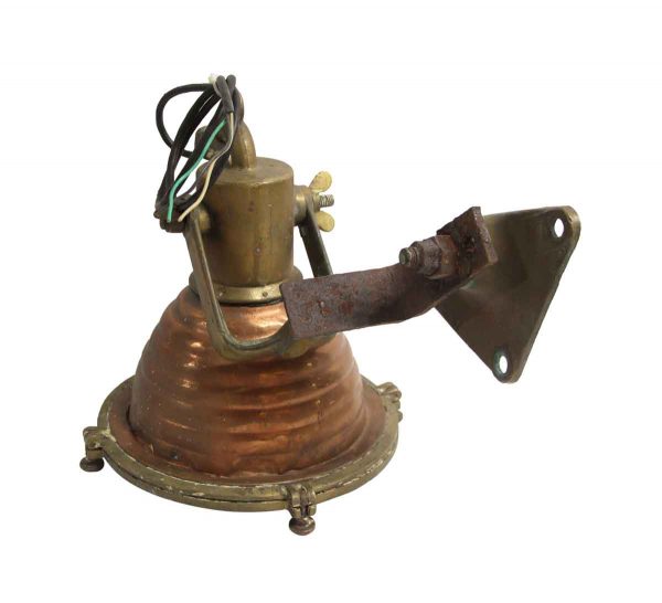 Nautical Lighting - Vintage Copper & Brass Nautical Fox Light