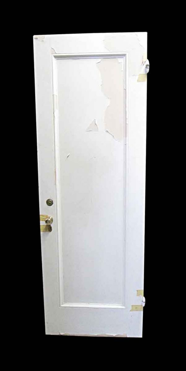 Standard Doors - Antique 1 Pane White Wood Privacy Door 80.5 x 27.875