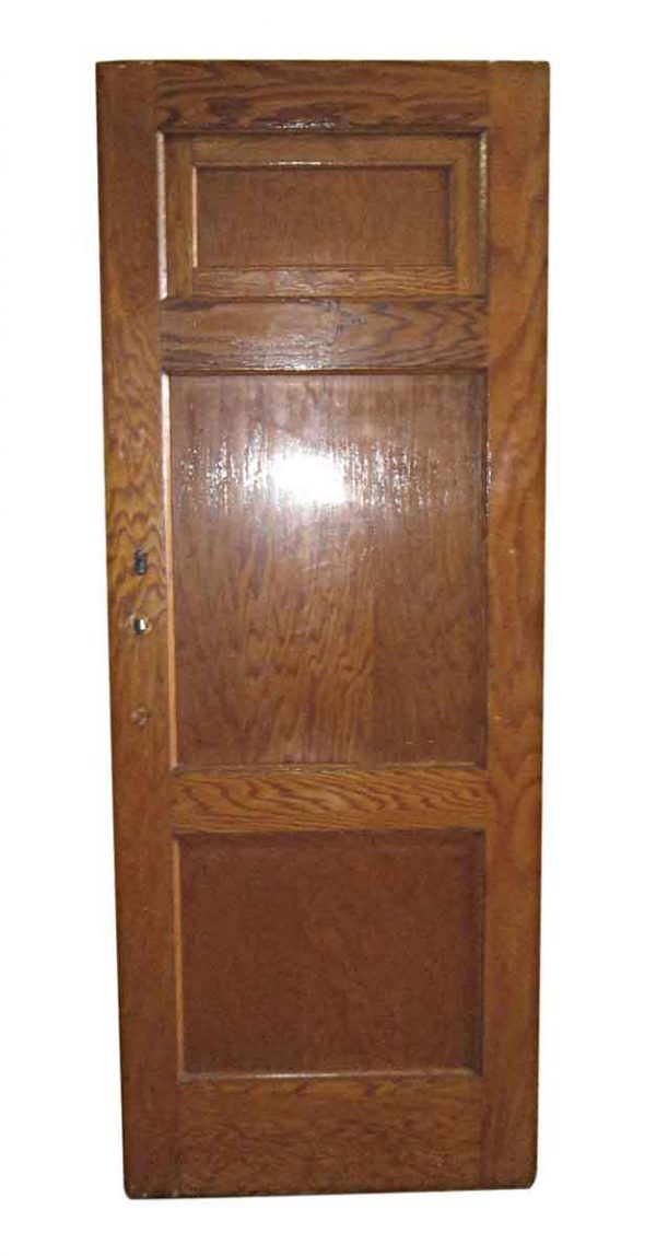 Standard Doors - Antique 3 Pane Oak Passage Door 81 x 31.625