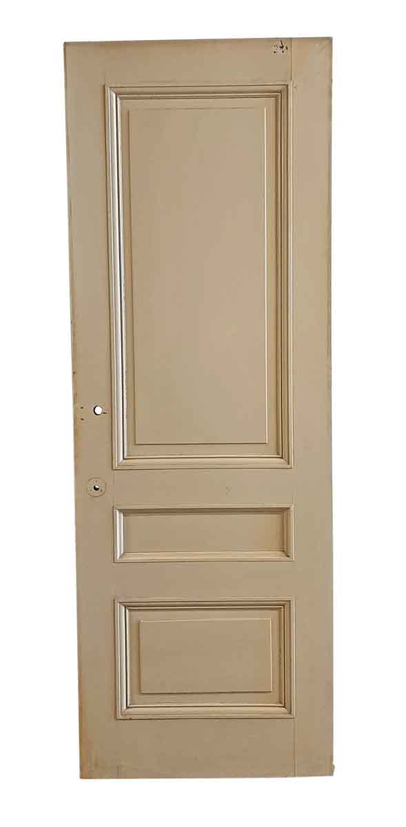 Standard Doors - Antique 3 Pane Wood Privacy Door 90 x 31.625