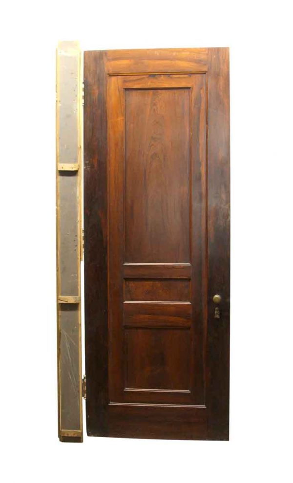 Standard Doors - Antique 3 Pane Wood Privacy Door 95 x 35.5