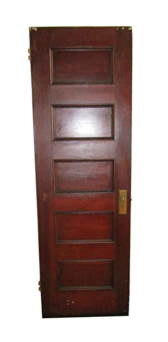 Standard Doors - Antique 5 Pane Wood Passage Door 79.5 x 25.875