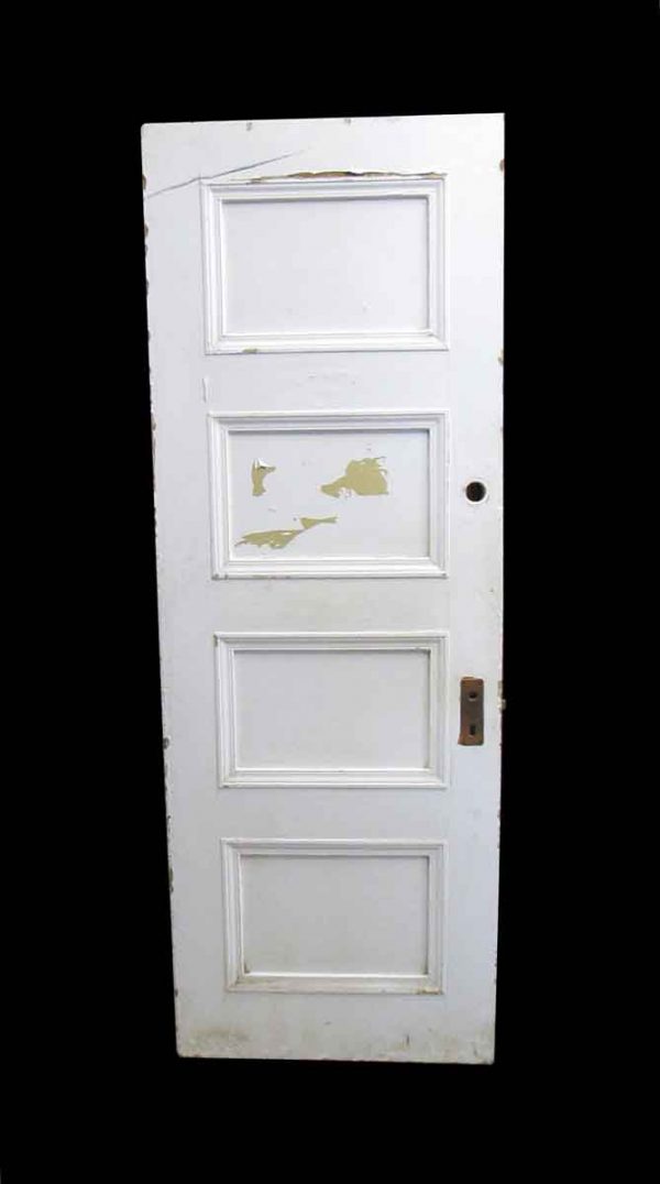 Standard Doors - Antique Lamb's Club 4 Pane Wood Privacy Door 83 x 29.5