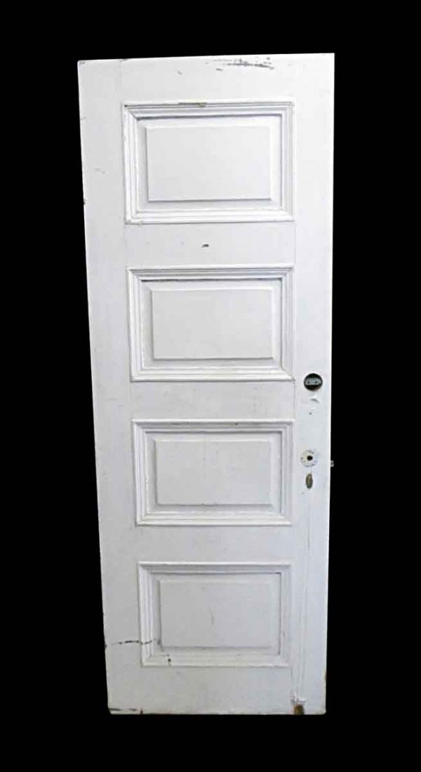 Standard Doors - Antique Lamb's Club 4 Pane Wood Privacy Door 83.5 x 29.75