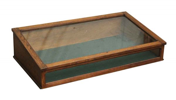 Commercial Furniture - Imported Oak Vintage Table Top Display Case