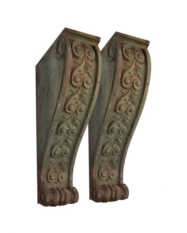 Corbels - Pair of Copper Corbels from Prestigious NYC Building