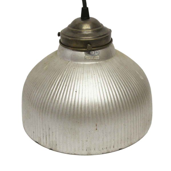 Down Lights - Antique Industrial Silvered 9.5 in. Down Pendant Light