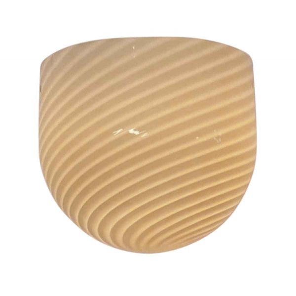 Sconces & Wall Lighting - Modern Yellow Striped Murano Glass Wall Sconce