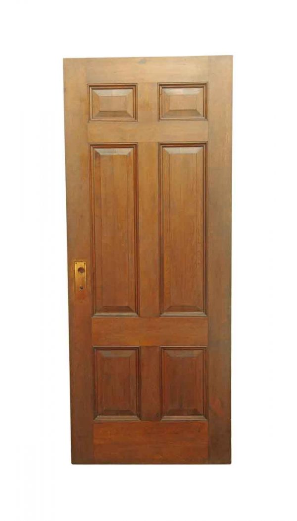 Standard Doors - Antique 6 Pane Oak Passage Door 83.5 x 33.875