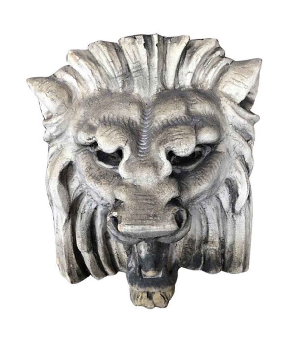 Stone & Terra Cotta - Antique Terra Cotta Lion Head