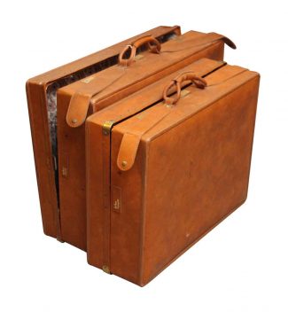 hartmann leather suitcase