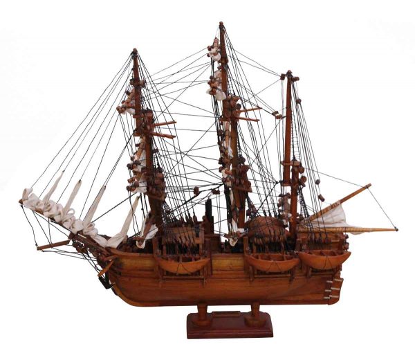 Unique Pieces - Hand Carved Ship Model
