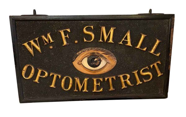 Vintage Signs - Early 20th Century Optometrist Sign