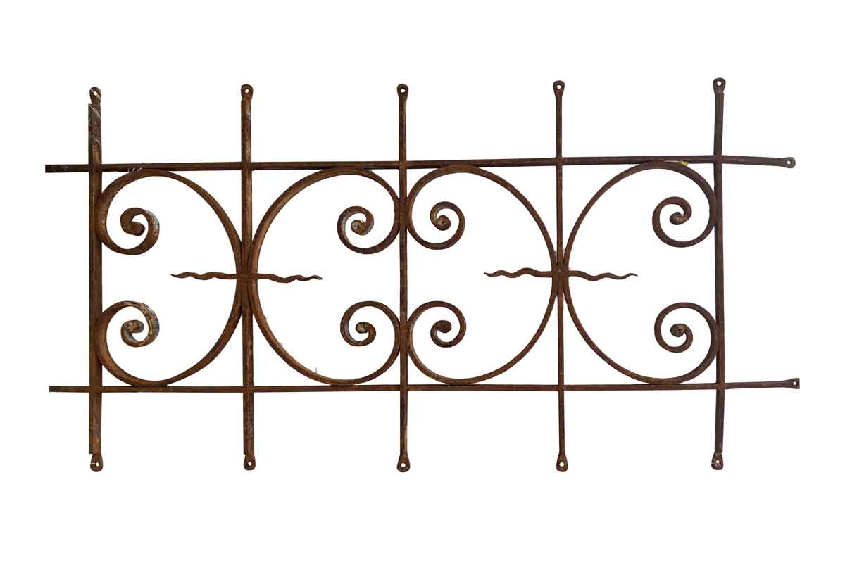 Antique Wrought Iron 4 ft Window Guard | Olde Good Things