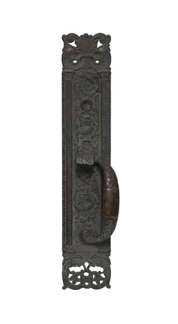 Door Pulls - Antique Bronze 17.5 in. Columbian Door Pull