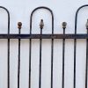 Railings & Posts - Antique Wrought Iron Fence Section 41 x 39.5