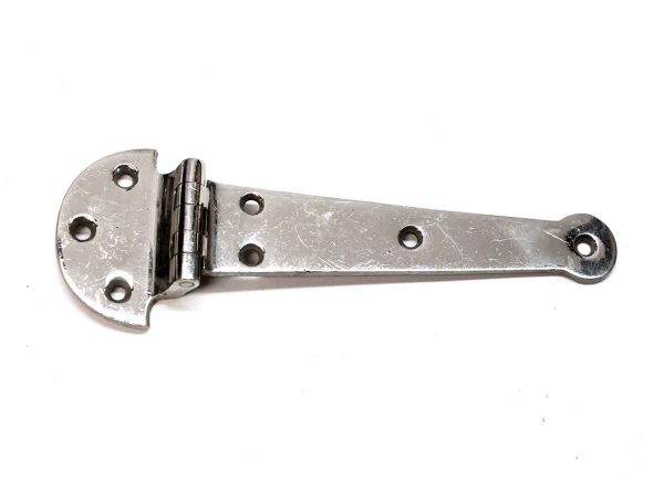 Ice Box Hardware - Commercial Nickel Over Brass Offset Ice Box Hinge