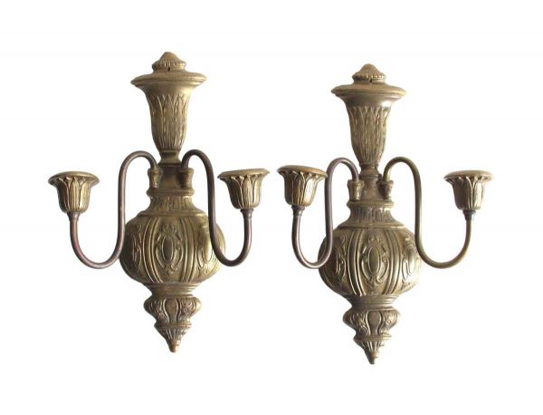 Sconces & Wall Lighting - Williamsburg Colonial Cast Brass Wall Sconces