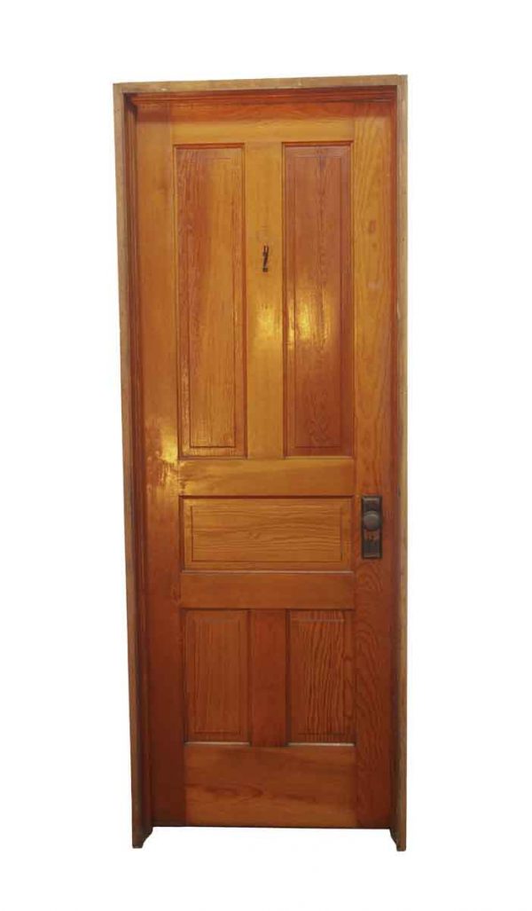 Standard Doors - Antique 5 Pane Yellow Pine Frame Passage Door 81.5 x 30.125